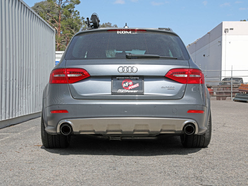 AFE 49-36437-C orce-Xp 13-16 fits Audi Allroad L4 SS Axle-Back Exhaust w/ Carbo