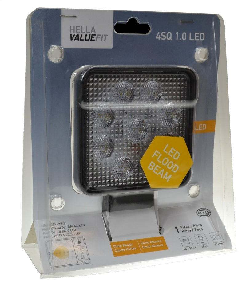 Hella 357103002 ValueFit Work Light 4SQ 1.0 LED MV CR LT