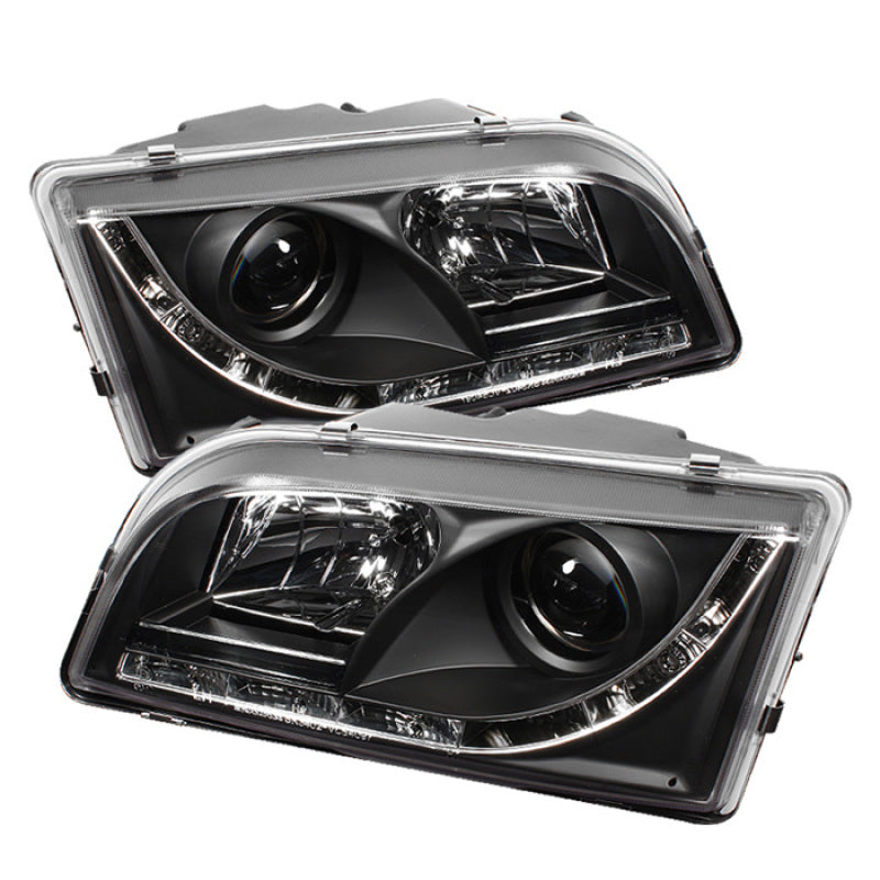 Spyder 5030351 fits Volvo 97-03 S40 Projector Headlights DRL Black High H1 Low