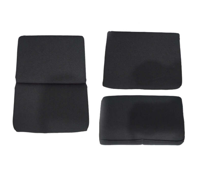 NRG SC-300BK FRP Bucket Seat Cushion- Black Fabric 3 Pcs