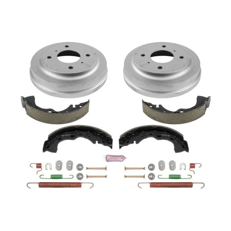 PowerStop KOE15376DK fits Nissan 02-06 Sentra Rear Autospecialty Drum Kit