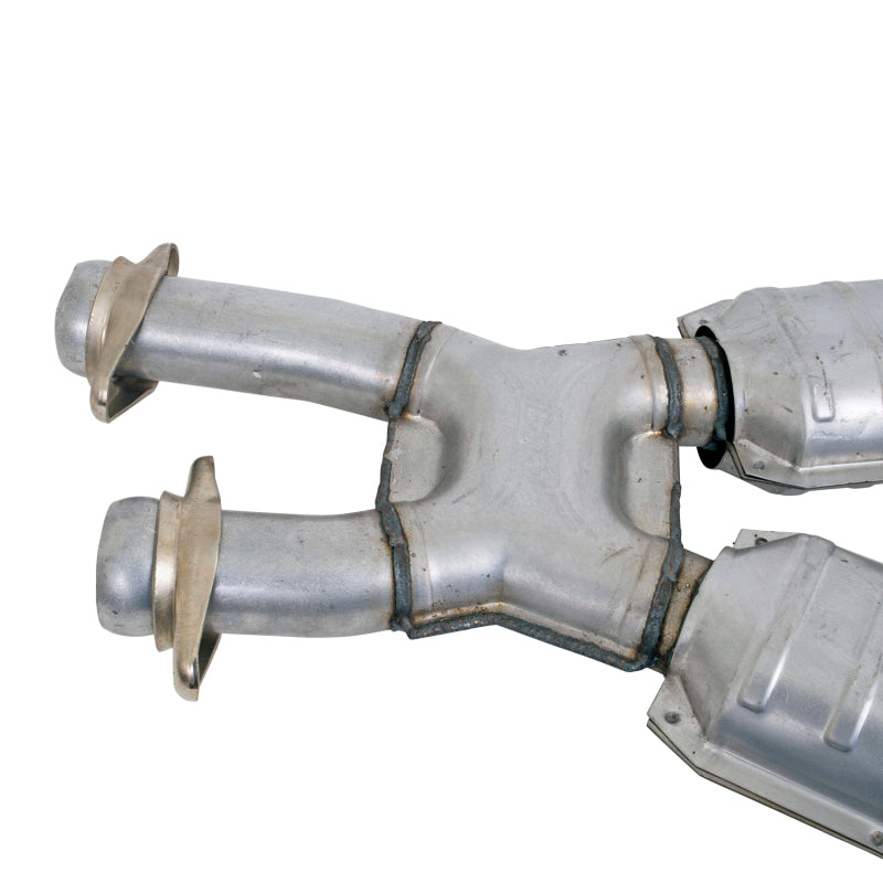 BBK 1662 Mustang 5.0 High Flow X Pipe With Catalytic Converters - 2-1/2