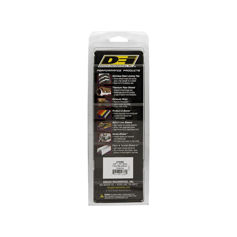 DEI 10389 EGR Cover 4.25in x 4.5in - Hook and Loop Closure Design