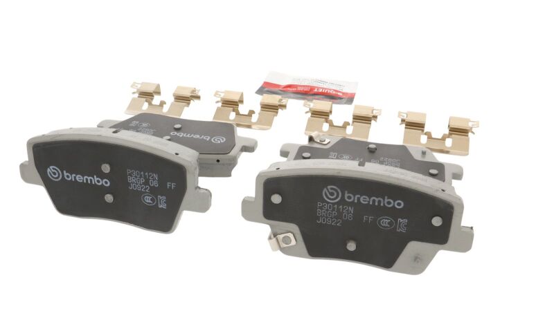 Brembo OE P30112N 19-22 fits Hyundai Veloster N Rear NAO Brake Pad