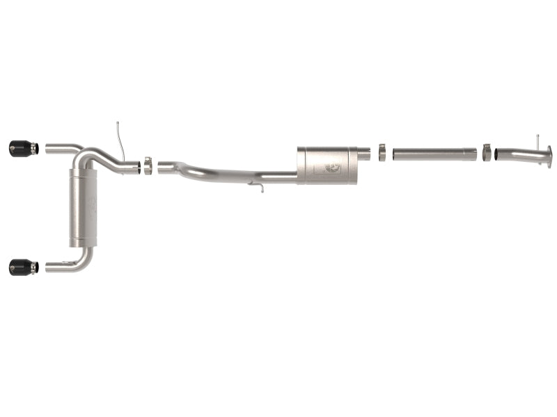 AFE 49-33138-B 3in 304 SS Cat-Back Exhaust 2021 fits Ford Bronco L4-2.3L (t)/V