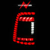 ANZO 311480A 19-24 fits RAM 1500 (Factory Halogen Models) Full LED Tail Lights SeqSig Black - Pair