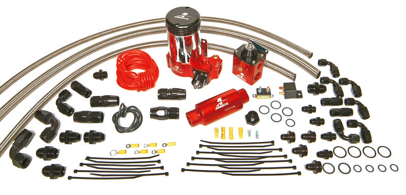 Aeromotive 17204 A2000 Complete Drag Race Fuel System for Dual Carbs