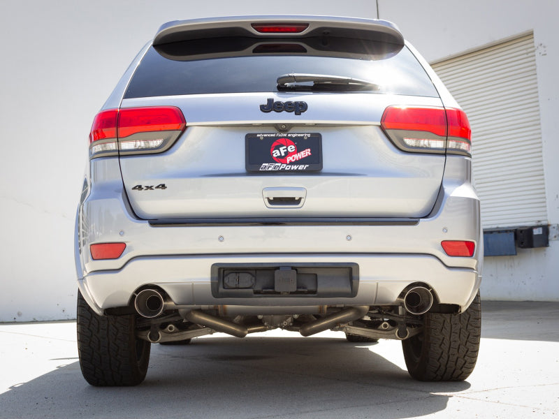 AFE 49-38085-P Series 2.5in 304SS Cat-Back Exhaust 11-19 fits Jeep Grand Chero