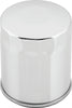 Twin Power 603605 fits 80-99 BT Exc Twin Cam L84-Up XL Chrome Oil Filter H-D 63