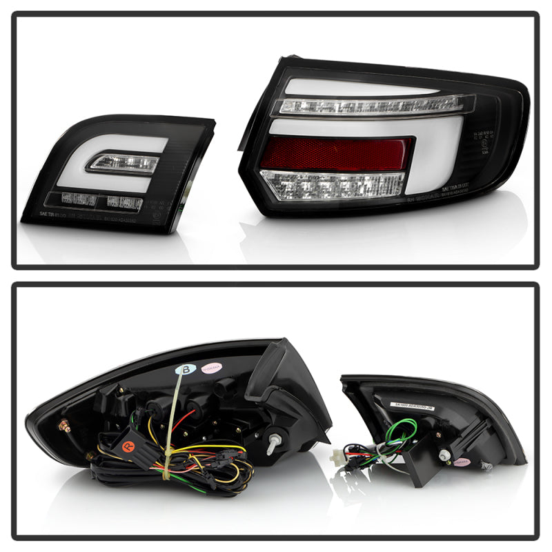 Spyder 5089076 03-08 fits Audi A3 Full LED Tail Lights - Black (ALT-YD-AA303-LE