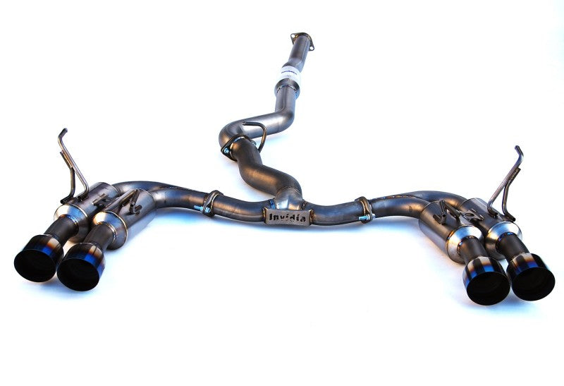 Invidia HS15STI5TG4ST 2015+ WRX/STi Gemini 80mm Full Titanium Quad 101mm Tip Cat