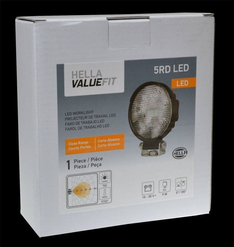 Hella 357108001 ValueFit Work Light 5RD LED MV CR LT