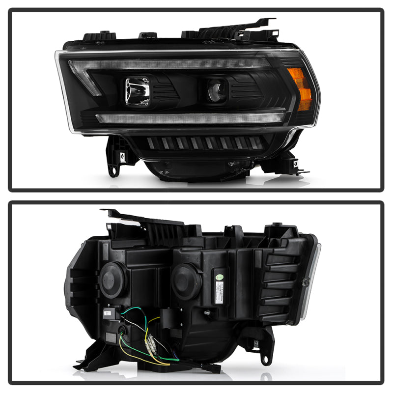 Spyder 5088611 fits Dodge 19-22 Ram 2500 (Halogen Only) Projector Headlights -