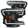 AlphaRex 880188 fits Ford 18-19 F-150 PRO-Series Proj Headlights Plank Style Gl