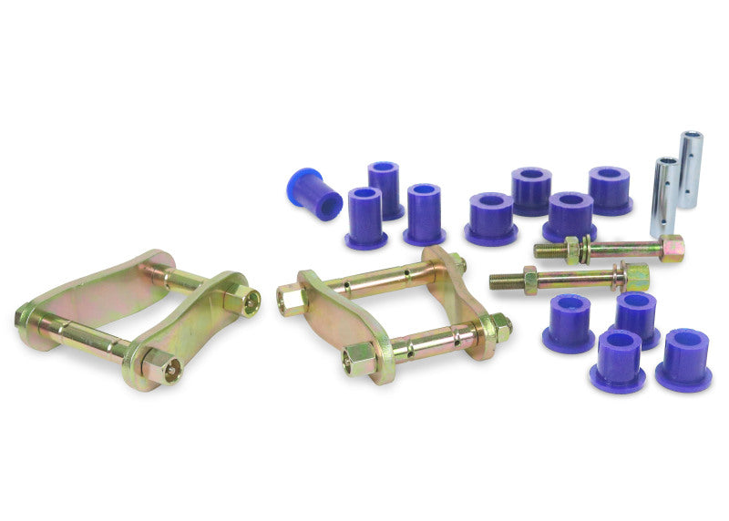 SuperPro KIT096SK 05-15 fits Toyota Hilux 4WD Greasable Shackle and Bushing Kit