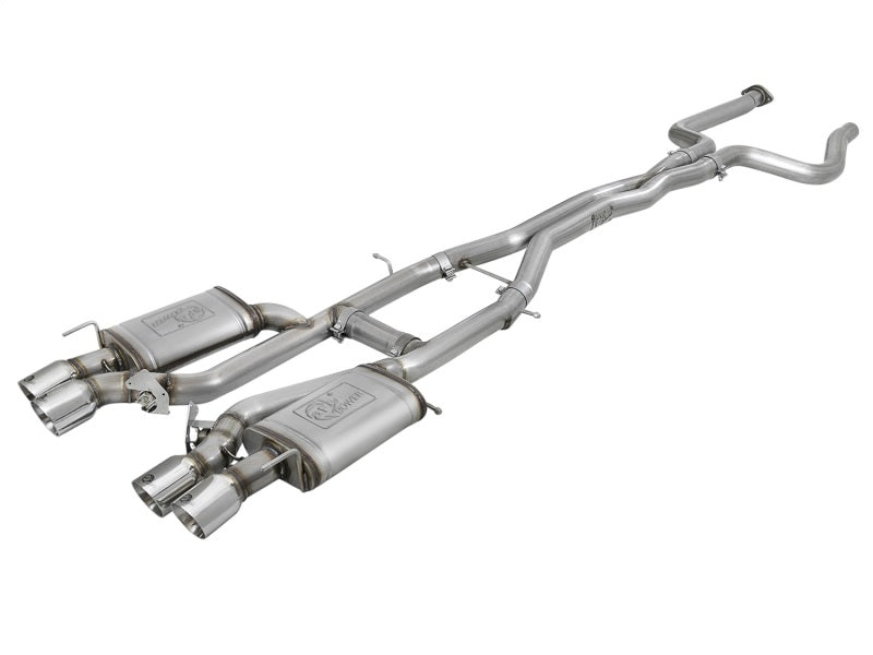 AFE 49-34078-P rce XP 3in 304 SS Cat-Back Dual Mode Exhaust w/ Polished Tips 16