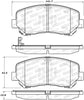 Stoptech 308.1623 Street Brake Pads - Rear