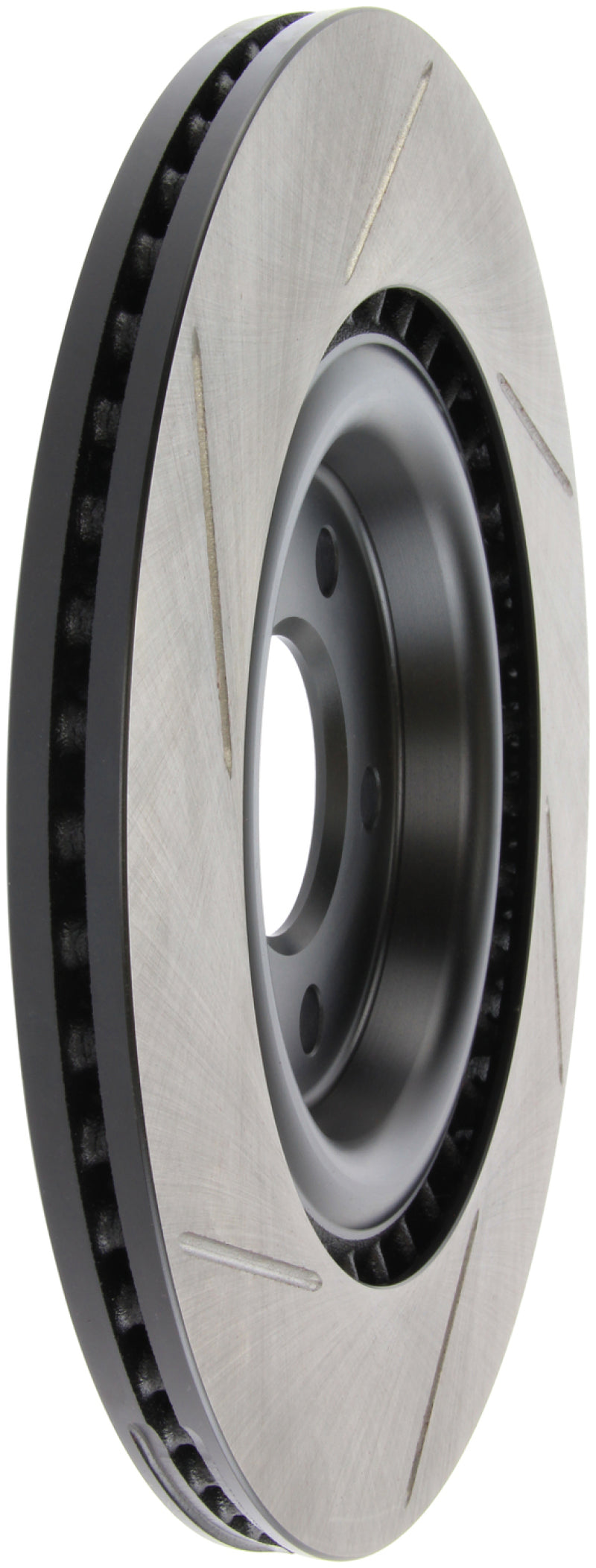 Stoptech 126.33137SL Power Slot 12-13 fits Audi A6 Quattro/11-12 A7 Quattro / 10-13 S4 Rear Left Slotted Rotor