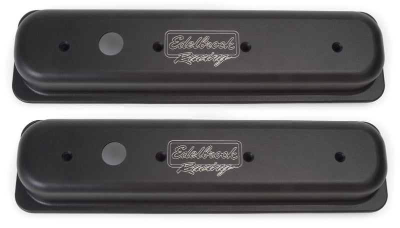 Edelbrock 41723 Valve Cover Victor Series fits Chevrolet 1987-1995 262-400 CI V8 Black