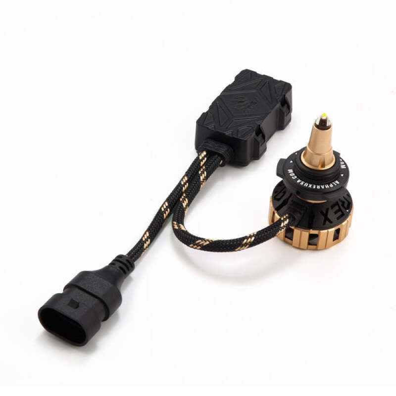 AlphaRex 110012 Gold Ammo Panoramic LED Light Bulbs - H11