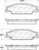 Stoptech 308.0922 Street Brake Pads