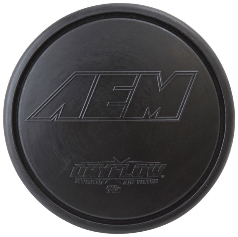 AEM 21-2157DK Dryflow Air Filter - Round Tapered - 2.75in Flange ID x 5.5in Bas