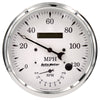 AutoMeter 1670 Auto Meter Old Tyme White Tach/Speedo 5in. - 120mph & 8k RPM