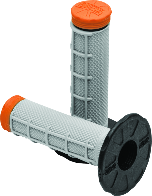 ProTaper 24864 Tri Density MX 1/2 Waffle Grips - Orange