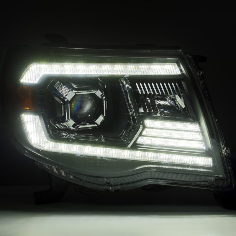 AlphaRex 880740 fits Toyota 05-11 Tacoma LUXX LED Projector Headlights Plank St