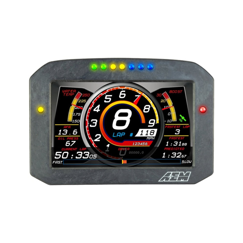 AEM 30-5700F CD-7 Carbon Flush Digital Dash Display