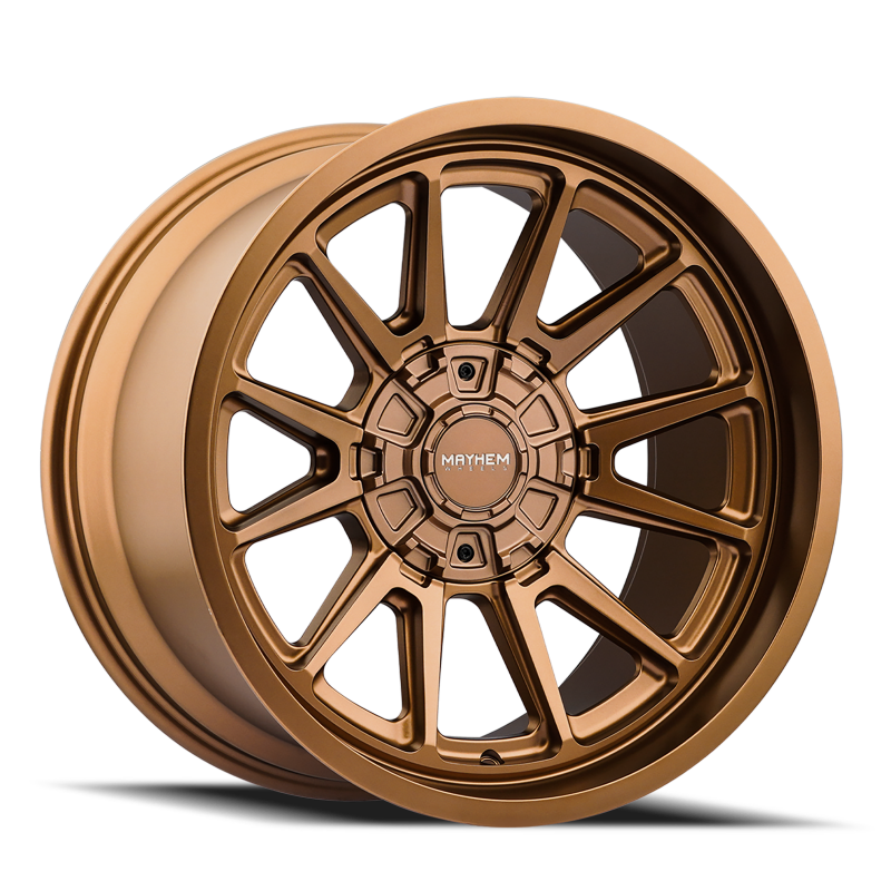 Mayhem 8116-2952MZ 8116 Intrepid 20x9 / 5x127/139.7 BP / 0mm Offset / 87mm Hub Matte Bronze Wheel