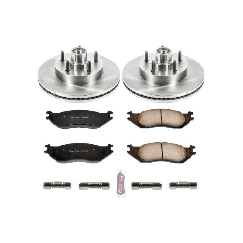 Power Stop KOE4578 04 fits Ford E-150 Club Wagon Front Autospecialty Brake Kit