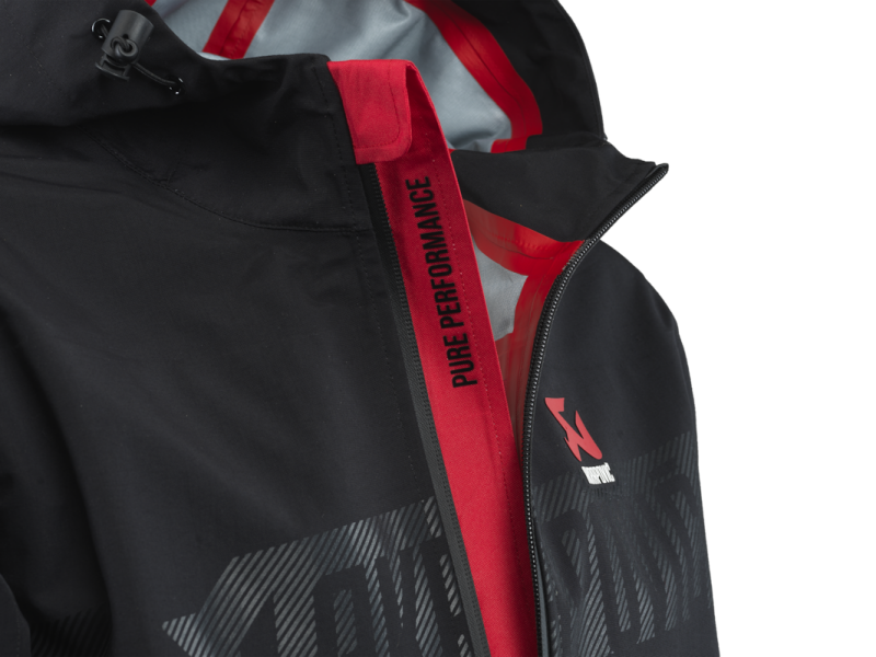 Akrapovic 802079 Womens Corpo Rain Jacket Black - 2XL