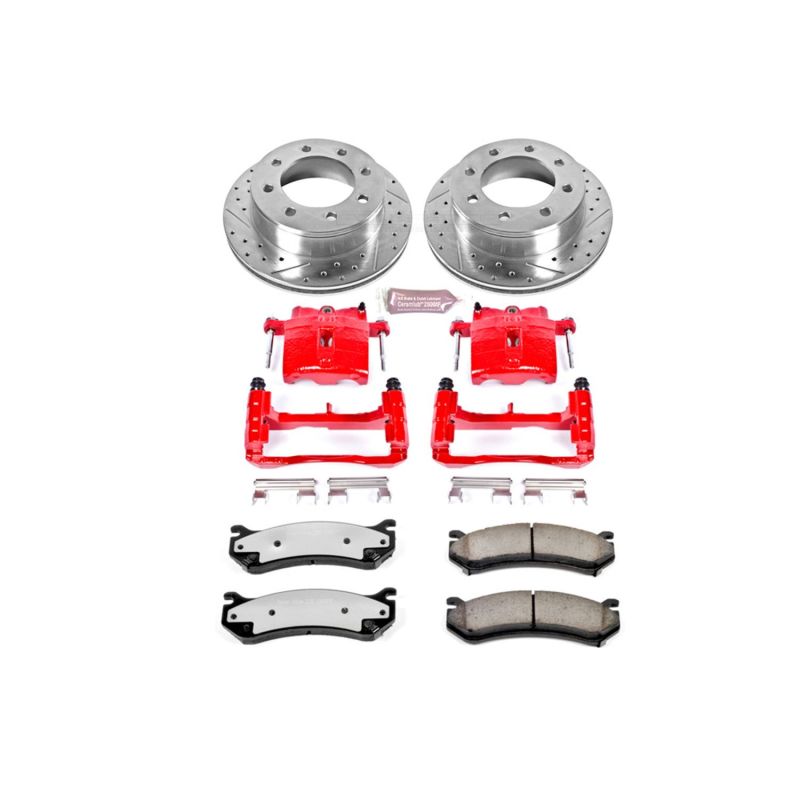 PowerStop KC2041-36 08-13 fits GMC Yukon XL 2500 Rear Z36 Truck&Tow Kit w/Cals