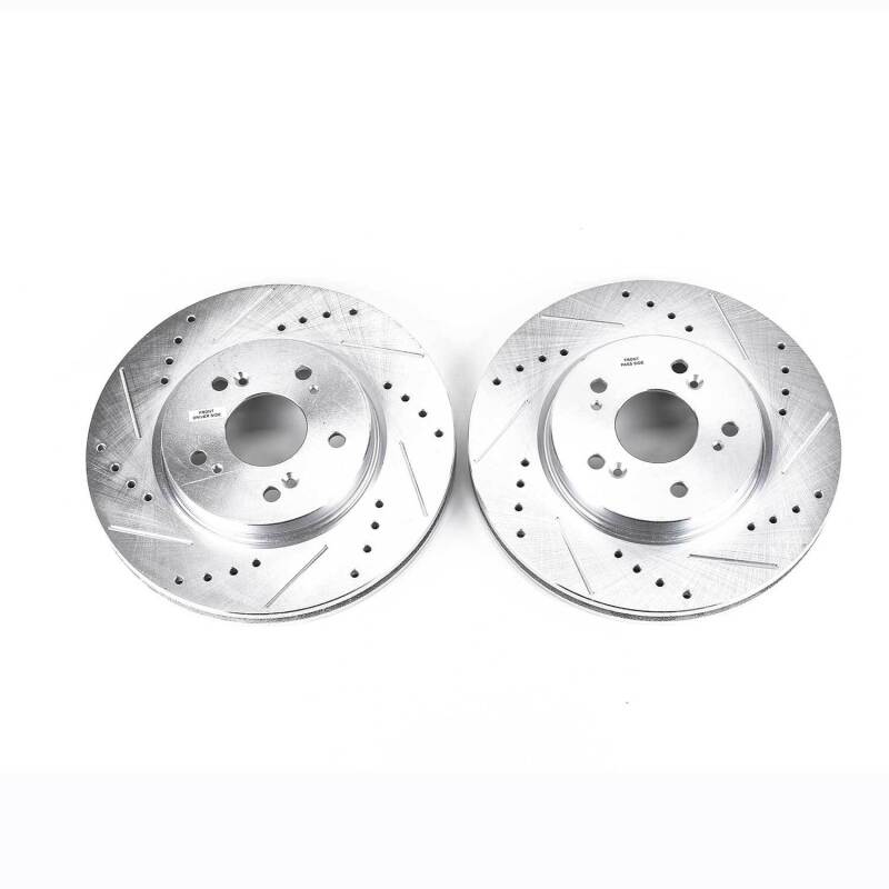 PowerStop fits Acura 07-12 RDX Front Evolution Drilled & Slotted Rotors - Pair