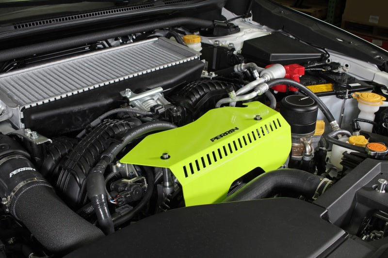 Perrin PSP-ENG-153NY 2022+ fits Subaru WRX Pulley Cover - Neon Yellow