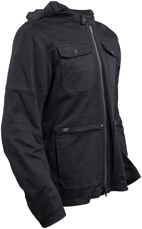 Speed and Strength 609831 Dogs Of War 2.0 Textile Jacket Black - XL