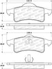 Stoptech 308.0791 Street Brake Pads