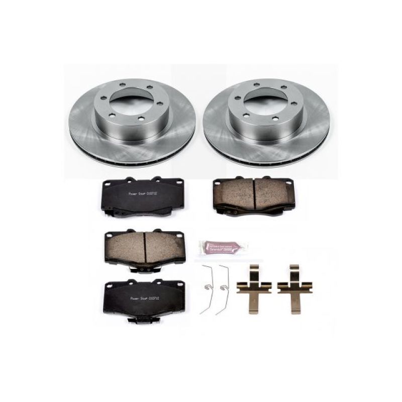 PowerStop KOE1236 fits Toyota 95-02 4Runner Front Autospecialty Brake Kit