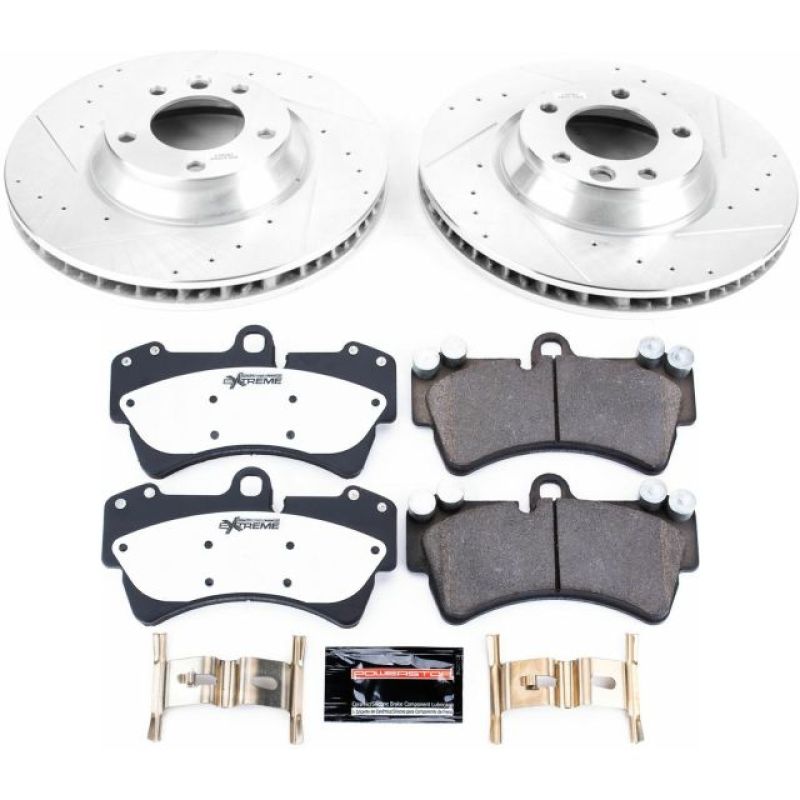 PowerStop K4558-26 07-15 fits Audi Q7 Front Z26 Street Warrior Brake Kit
