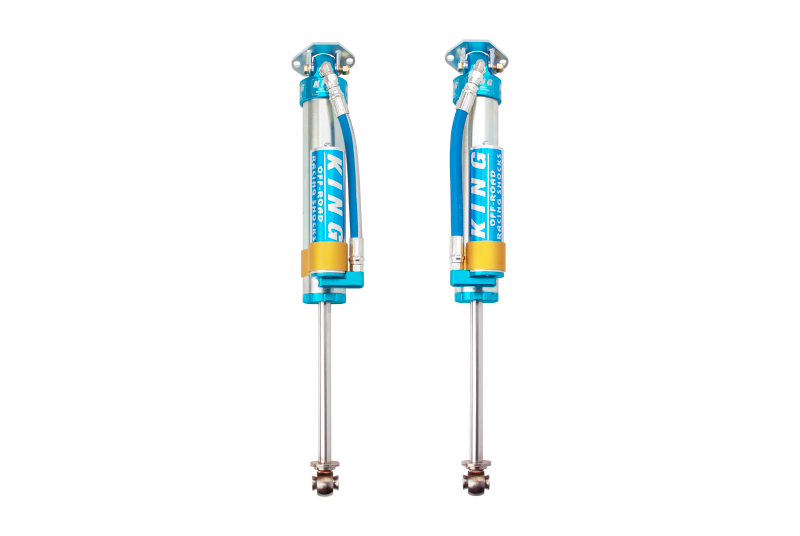 King 25001-285 Shocks 07-18 fits Jeep Wrangler JK Rear 2.5 Dia Piggy Hose Res Shocks 6in Lift (Pair)