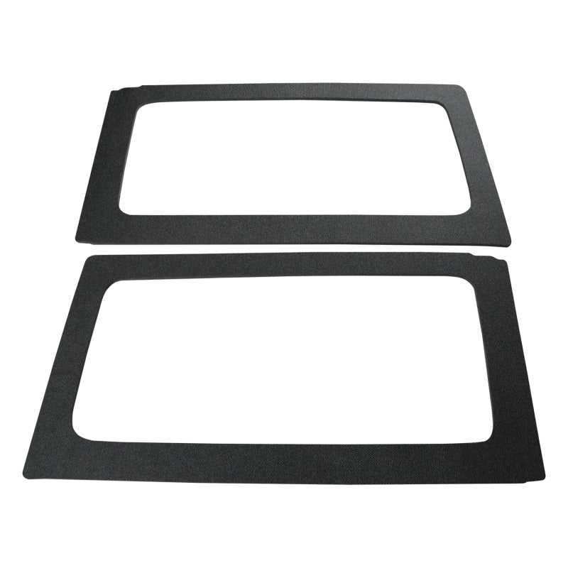 DEI 50152 fits Jeep 11-18 Wrangler JK 2-Door Boom Mat Rear Side Window Trim - 2