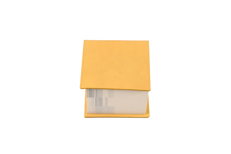 Akrapovic 801730 Leather Memo Notepad - Yellow