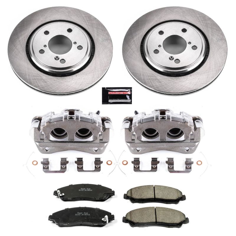 Power Stop KCOE7352 17-20 fits Honda Ridgeline Front Autospecialty Kit w/Cals