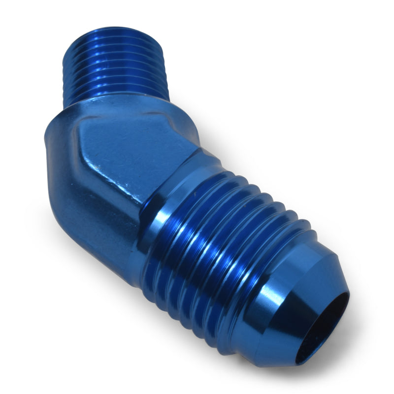 Russell 660100 Performance -6 AN to 1/8in NPT 45 Degree Flare to Pipe Adapter