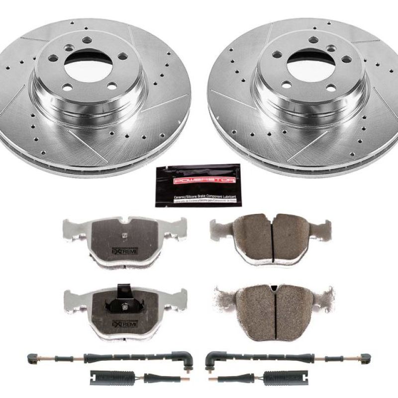PowerStop K5111 26 03 fits Rover Range Rover Front Z26 Street Warrior Brake Kit