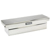 Tradesman 9100DBPB Aluminum Single Lid Cross Bed Truck Tool Box Deep Well/Push Button (71in.) - Brite