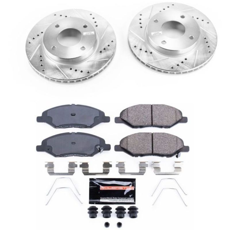 PowerStop K5862 fits Nissan 09-11 Versa Front Z23 Evolution Sport Brake Kit