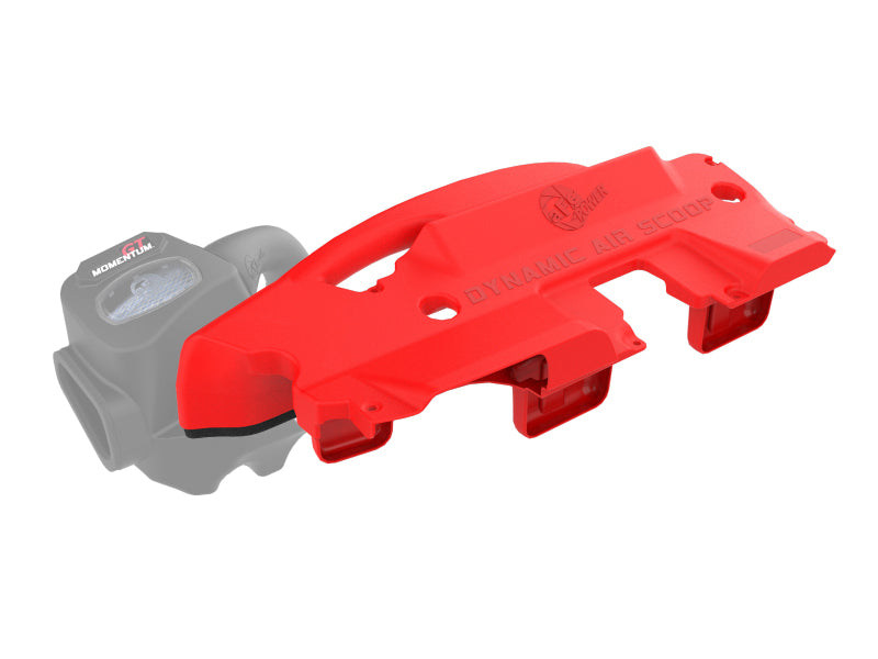 aFe 50-70119AR POWER Red Edition Dynamic Air Scoop XL for Intake Kits 50-70119D and 50-70119R