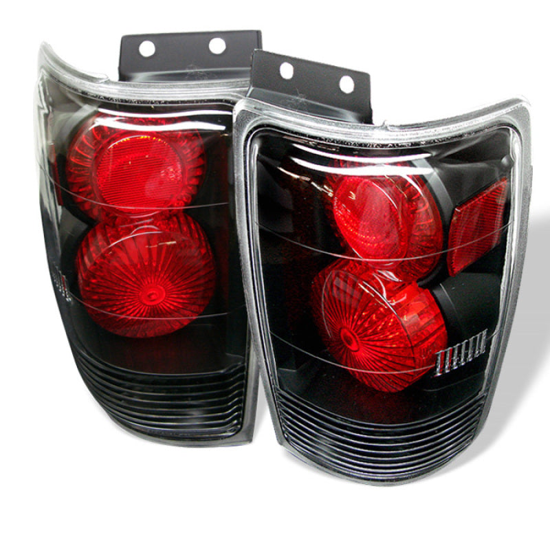 Spyder 5002822 fits Ford 97-02 Expedition Euro Style Tail Lights Black ALT-YD-F